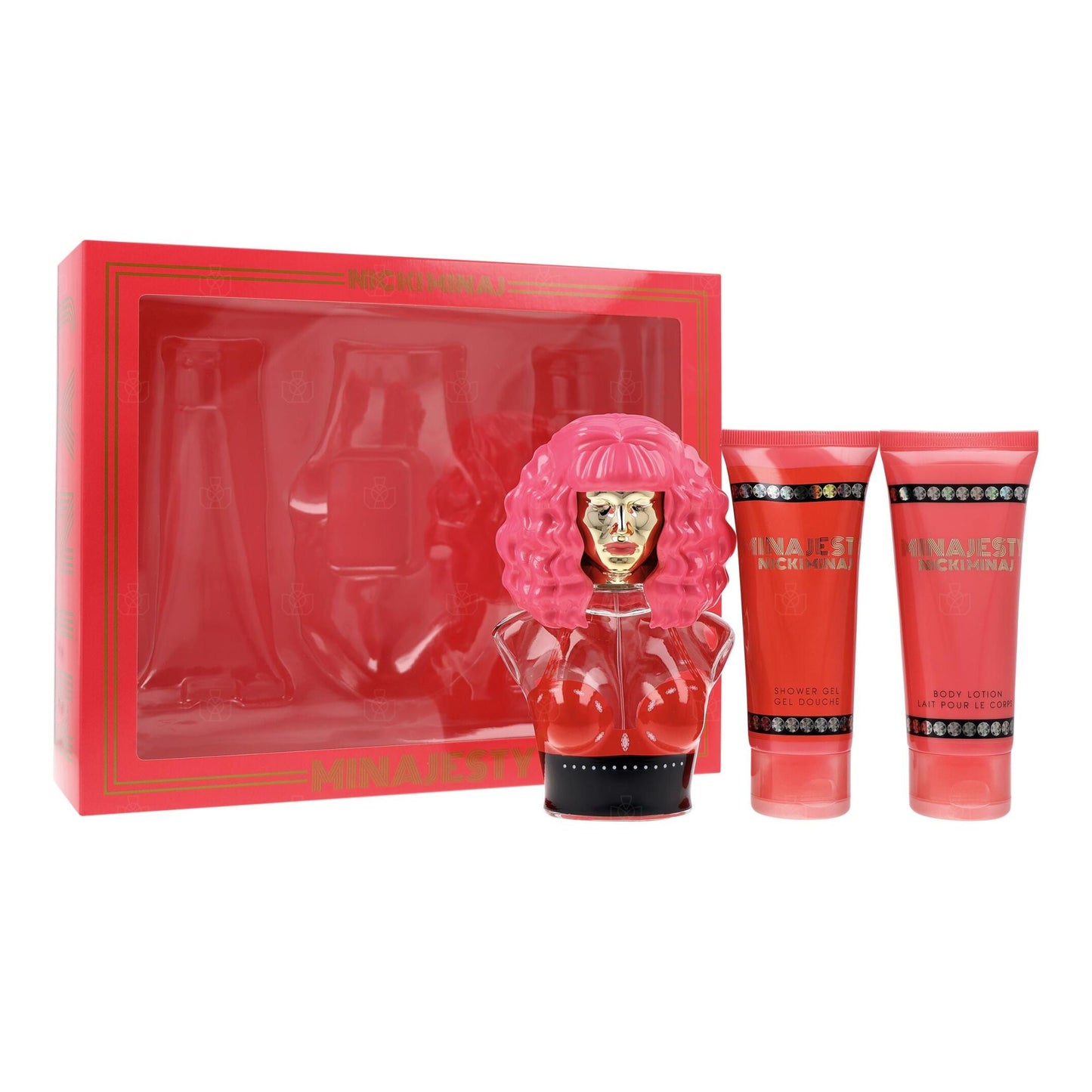 Nicki Minaj Minajesty Eau de Parfum bottle and box