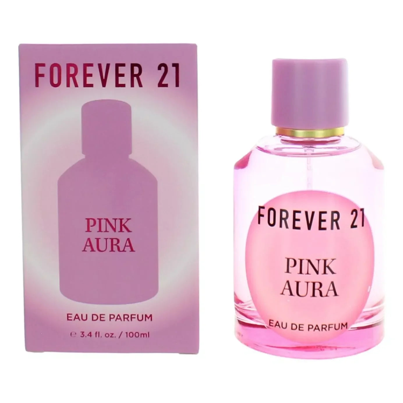 Forever 21 Pink Aura Eau de Parfum perfume bottle