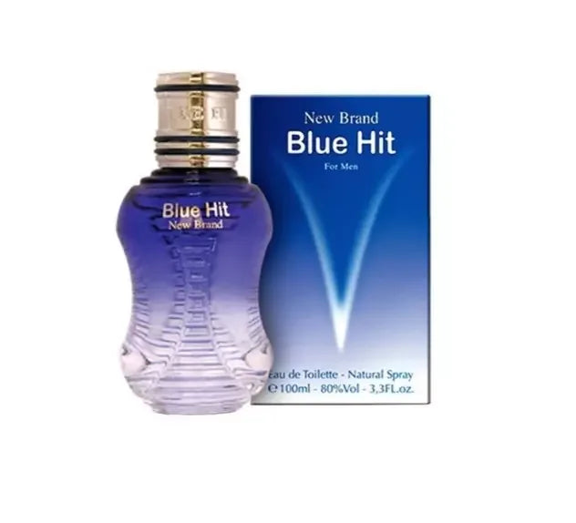 New Brand Blue Hit Eau de Toilette perfume bottle