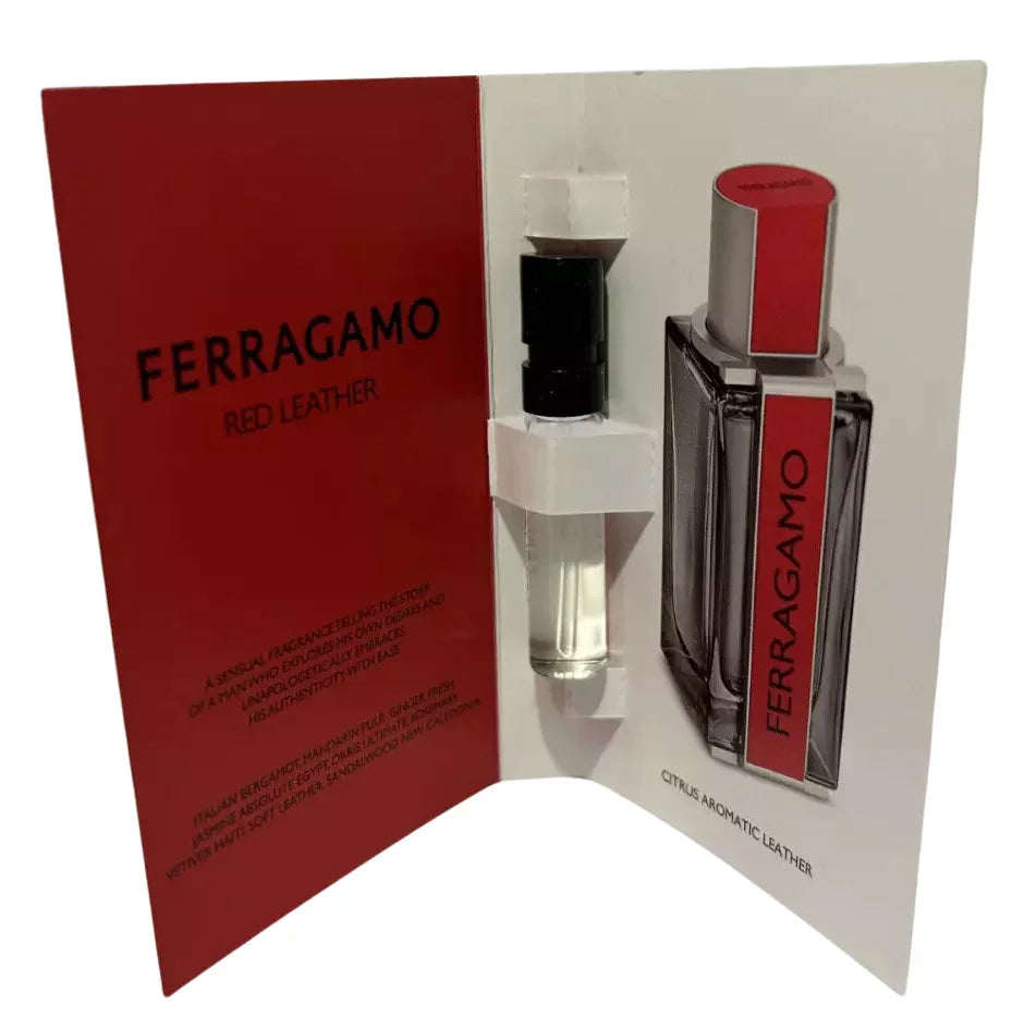 Salvatore Ferragamo Ferragamo Red Leather Eau de Parfum bottle and box