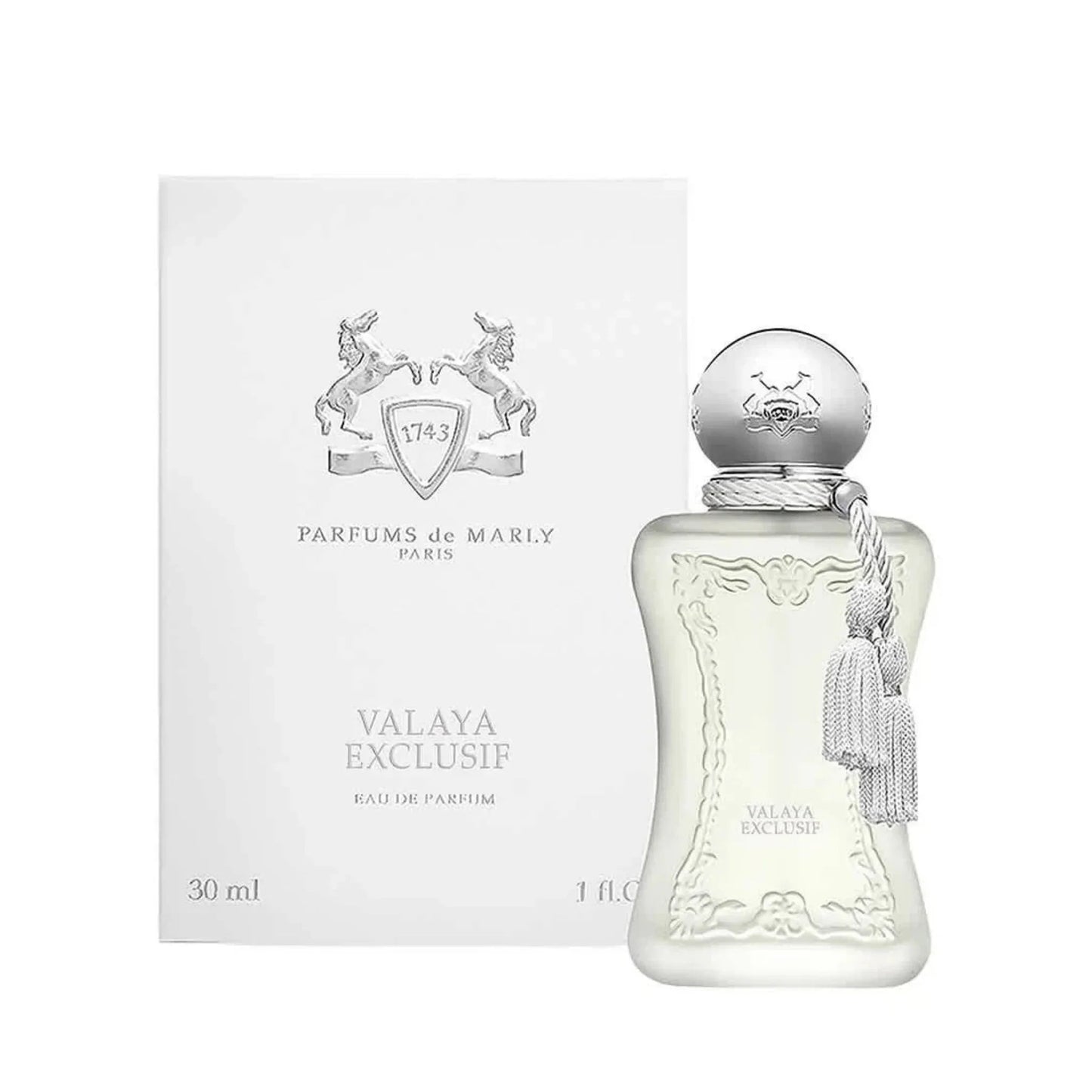 Parfums De Marly Valaya Exclusif Eau de Parfum carton and packaging