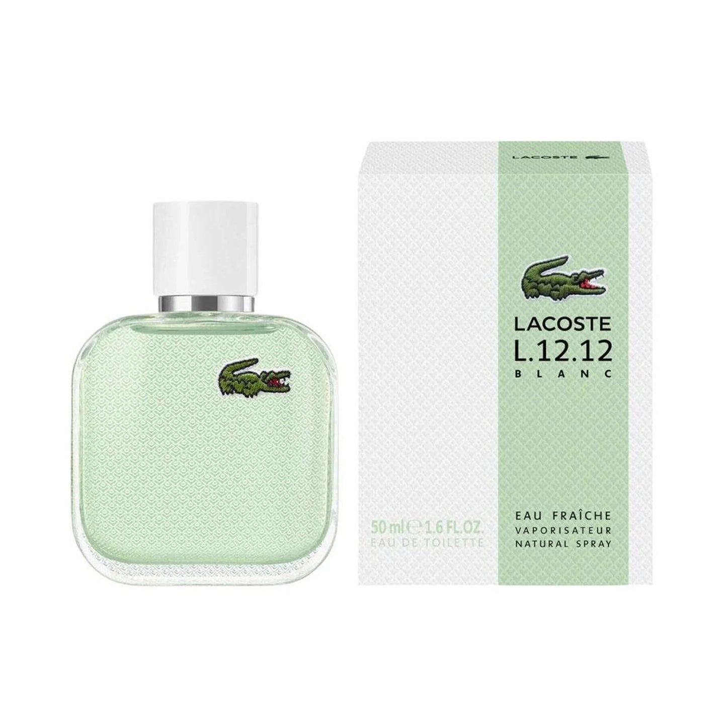 Lacoste L.12.12 Blanc Eau Fraiche Eau de Toilette bottle and box
