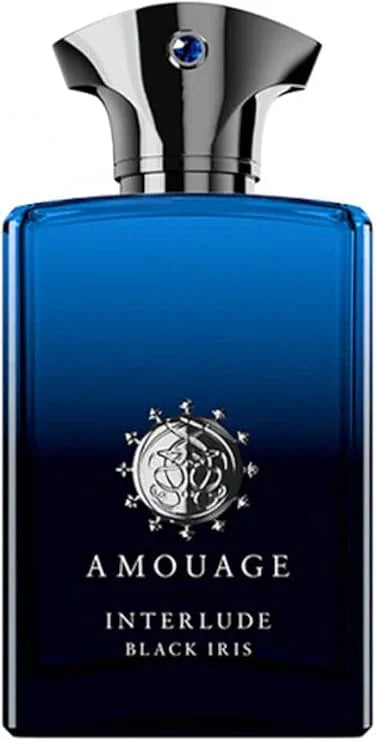 Amouage Interlude Black Iris Man Eau de Parfum bottle and box