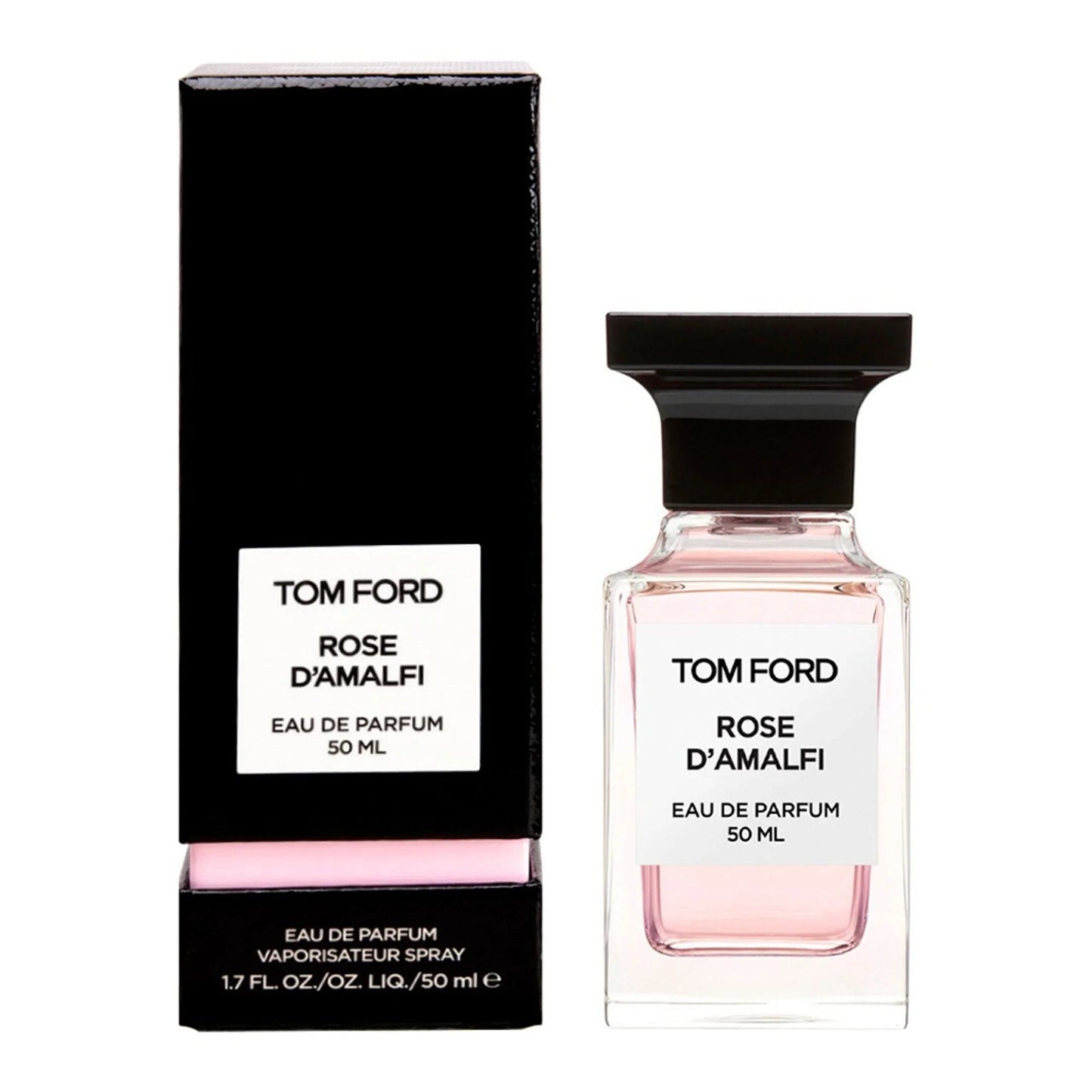 Tom Ford Rose D'amalfi Eau de Parfum carton and packaging