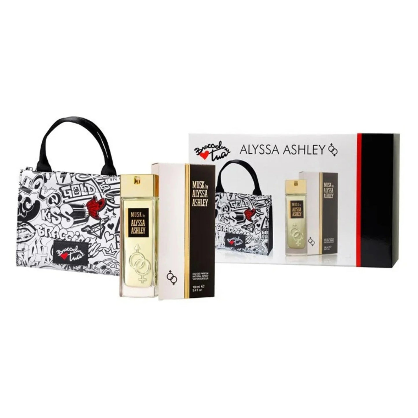 Alyssa Ashley Musk Eau de Parfum bottle close-up detail