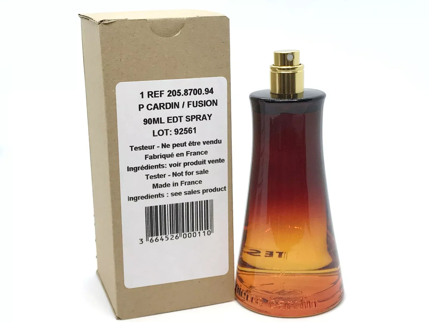 Pierre Cardin Fusion Eau de Toilette carton and packaging