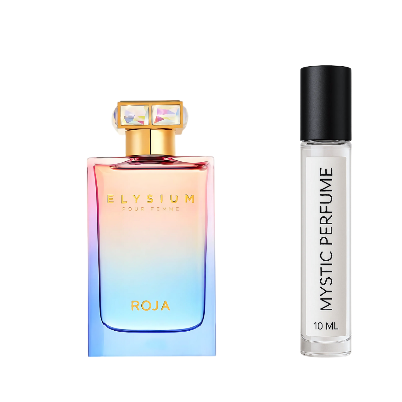 Roja Elysium Pour Femme sample vial label detail