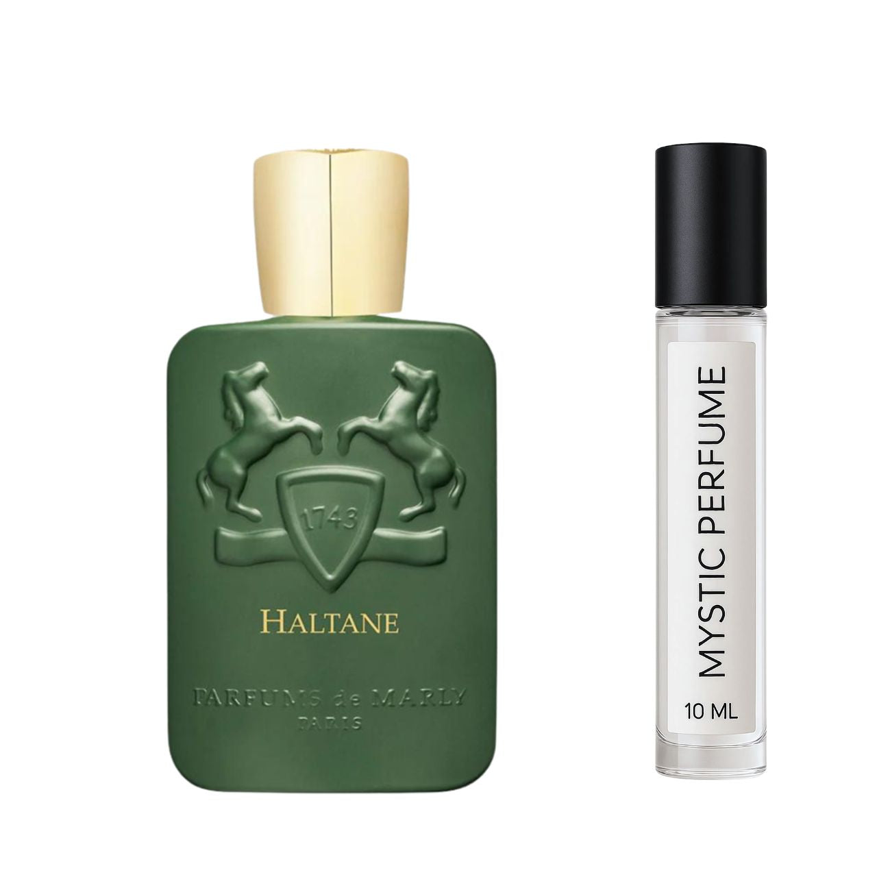 Parfums de Marly Haltane Parfum sample vial label detail