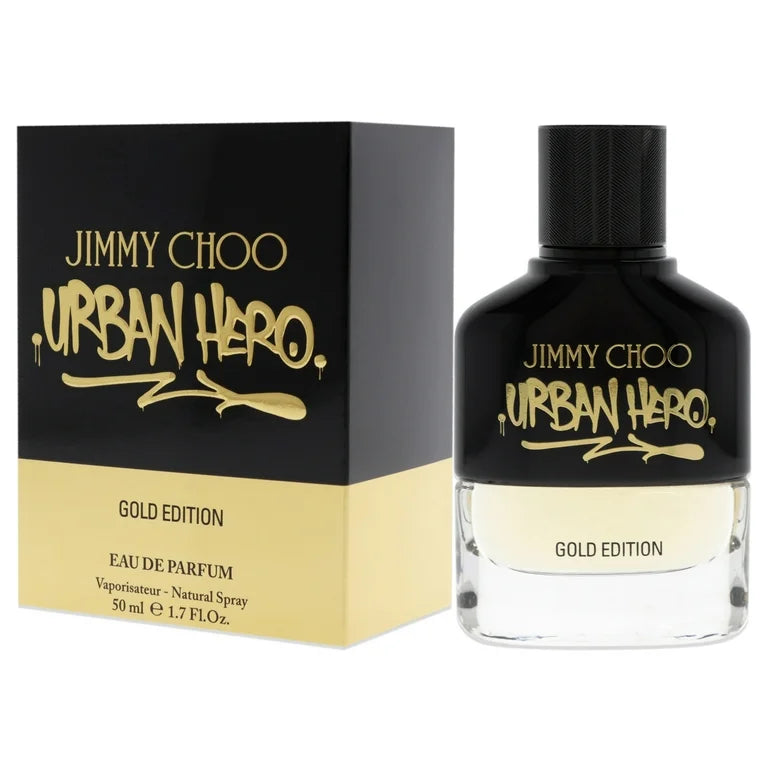 Jimmy Choo Urban Hero Gold Edition Eau de Parfum perfume bottle