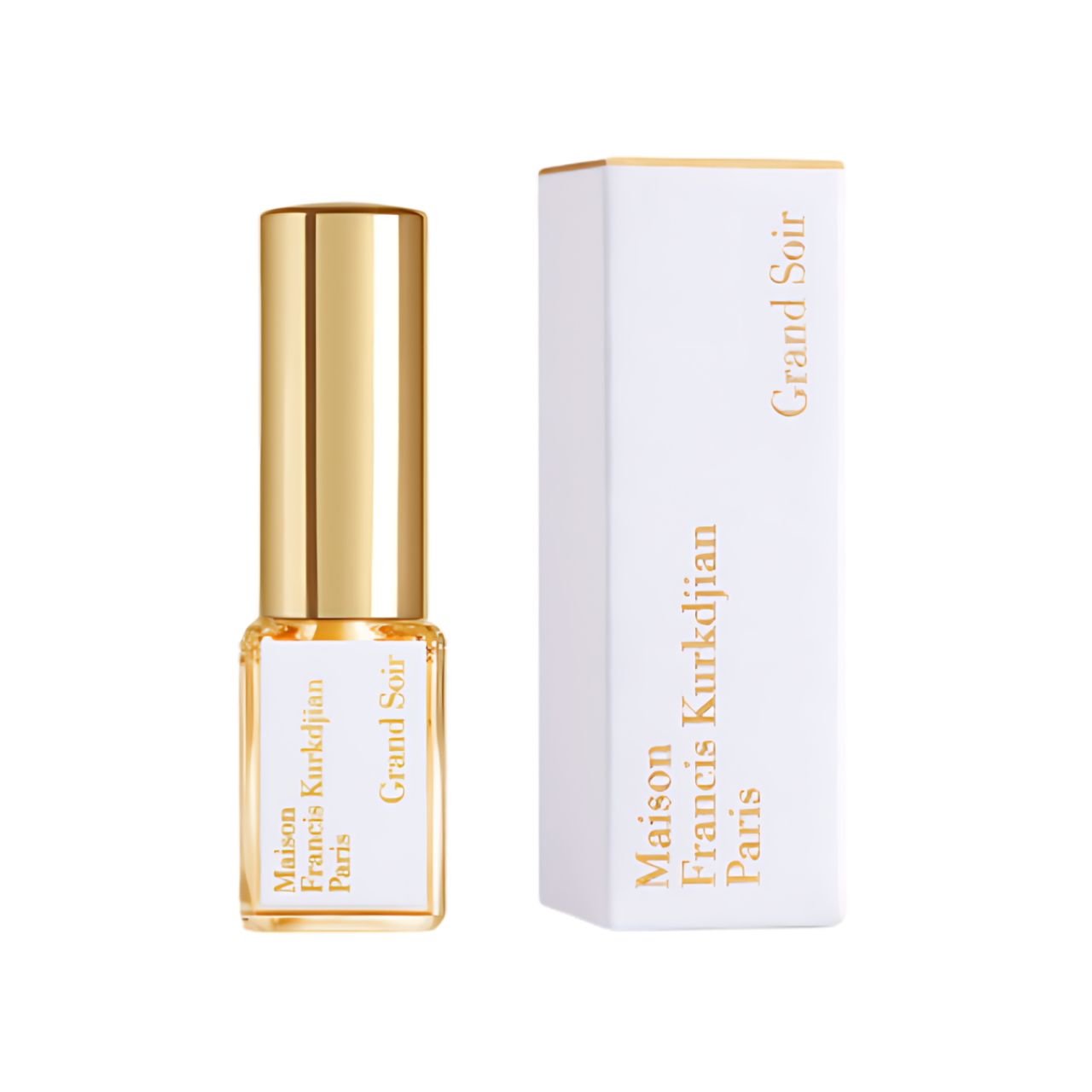 Maison Francis Kurkdjian Grand Soir sample vial label detail