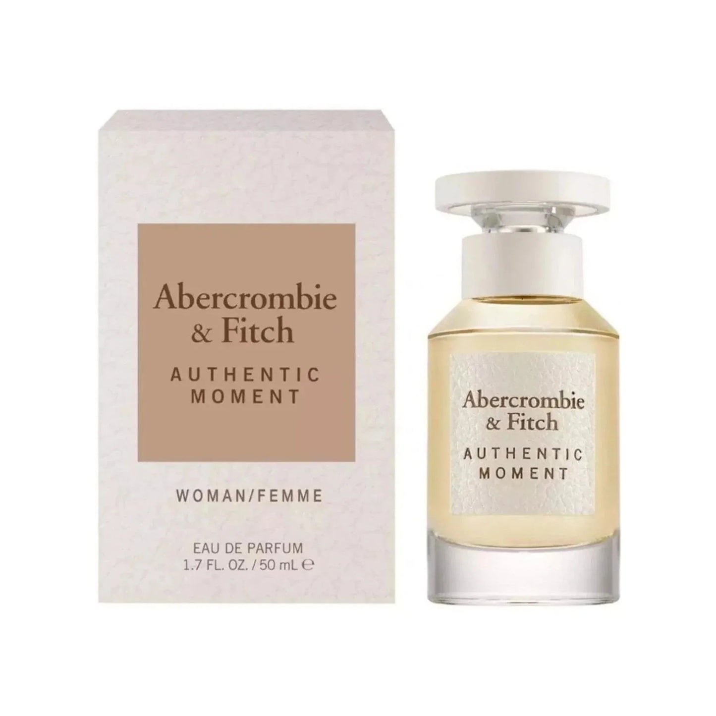 Abercrombie & Fitch Authentic Moment Eau de Parfum bottle and box