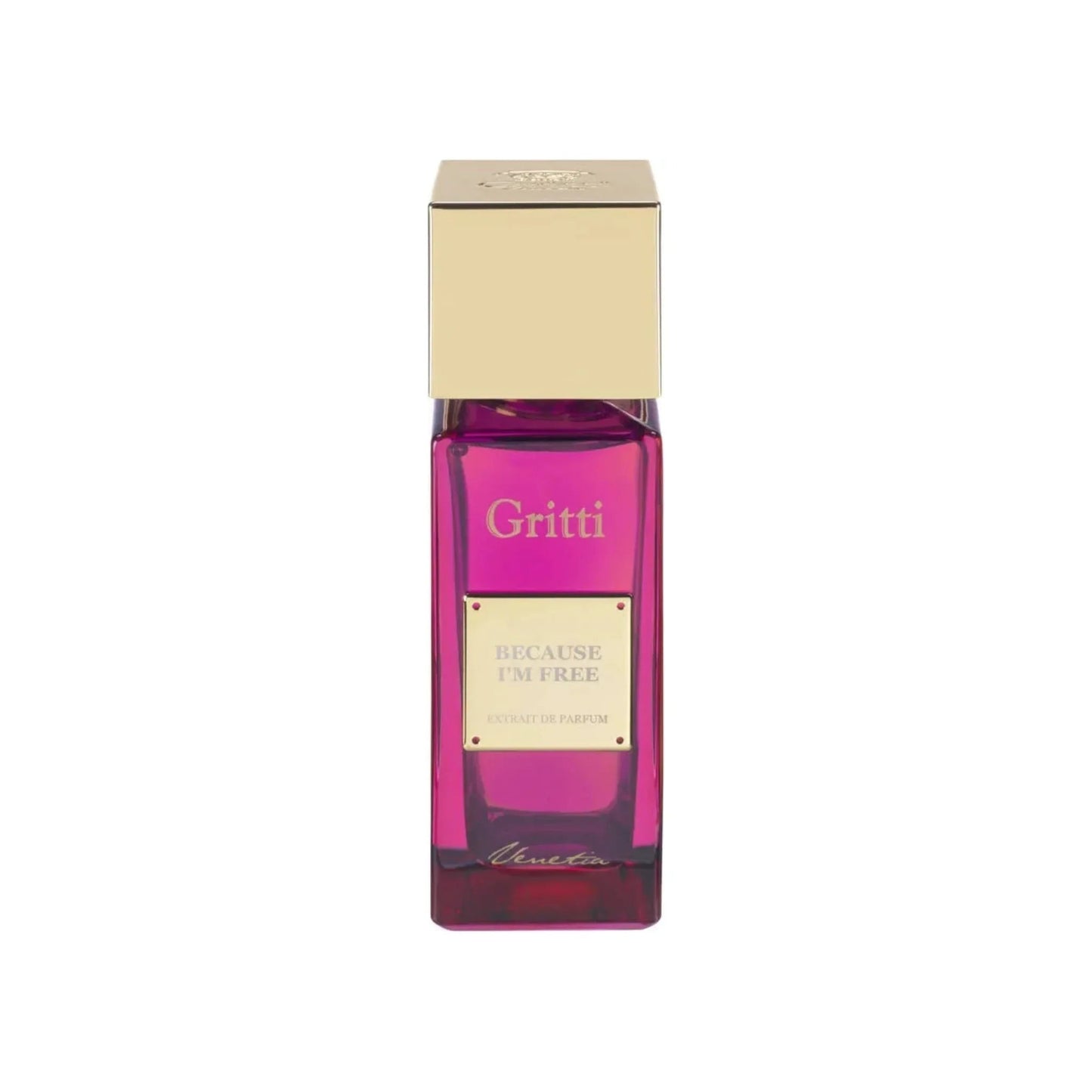 Gritti Because I'm Free Extrait de Parfum packaging box