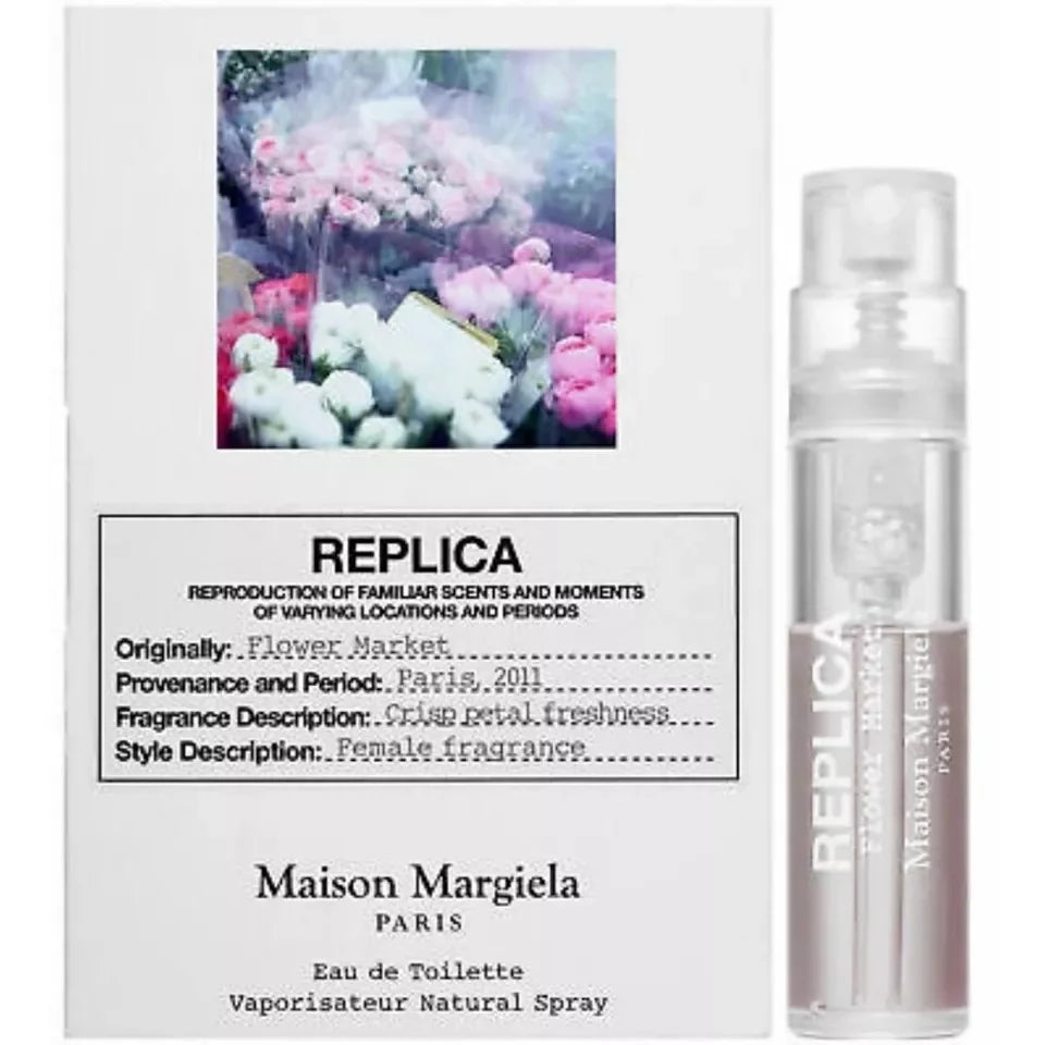 Maison Margiela Replica Flower Market Eau de Toilette bottle close-up detail