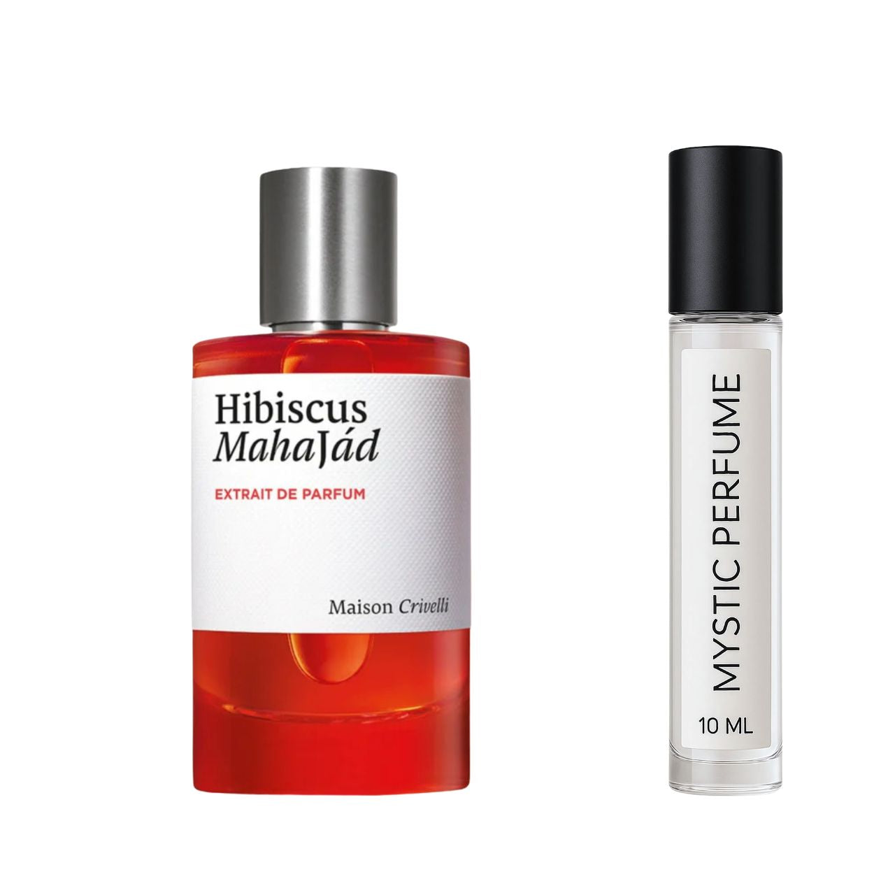 Maison Crivelli Hibiscus Mahajad sample vial label detail