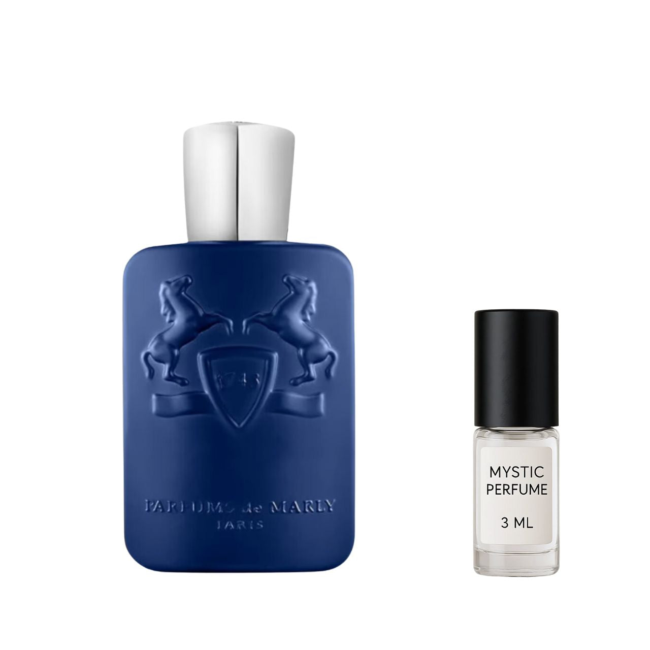 Parfums de Marly Percival Parfum sample vial label detail