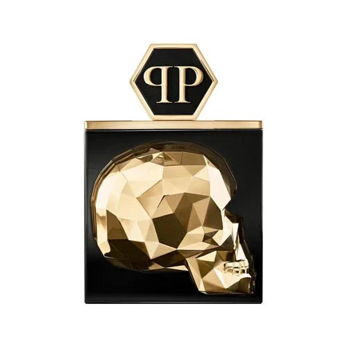 Philipp Plein The Skull Gold Eau de Parfum perfume bottle