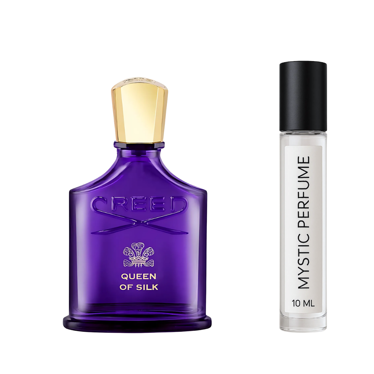 Creed Queen of Silk sample vial label detail