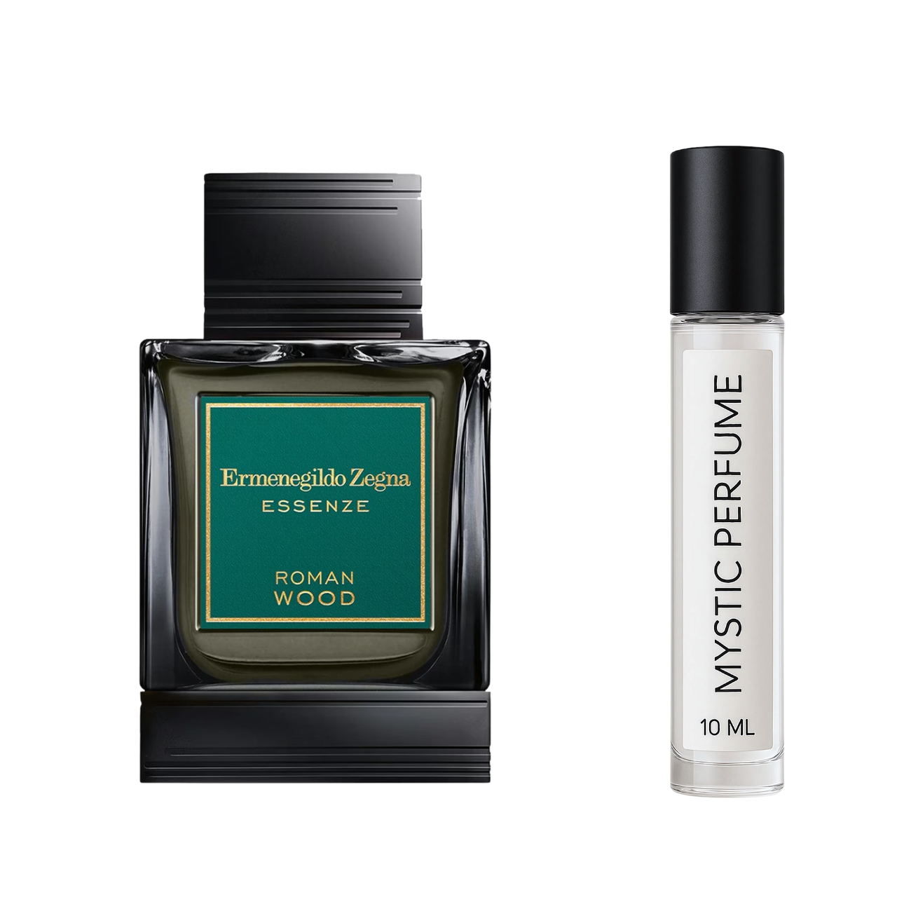 Ermenegildo Zegna Roman Wood Eau de Parfum sample vial label detail