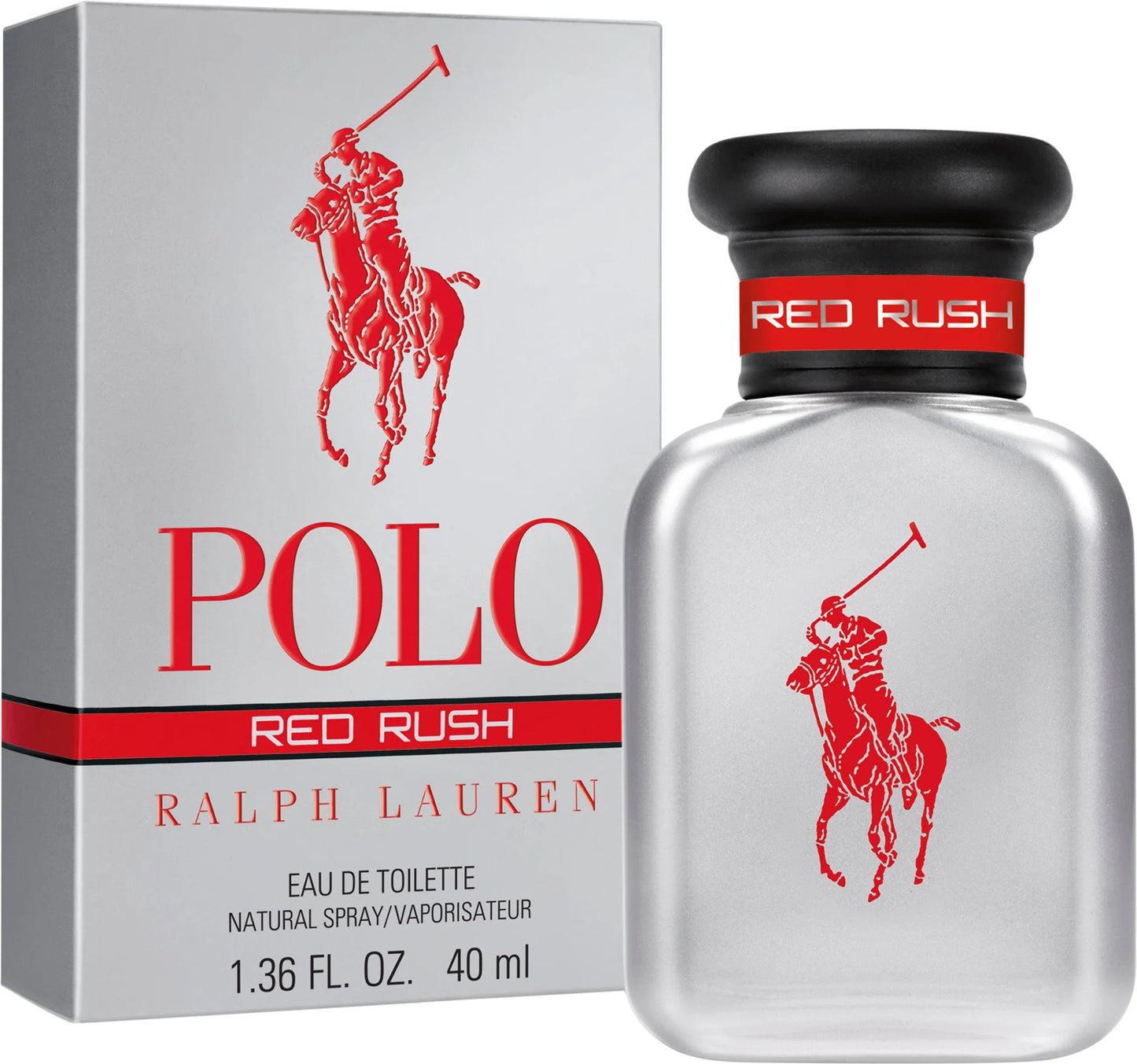 Ralph Lauren Polo Red Rush Eau de Toilette bottle close-up detail