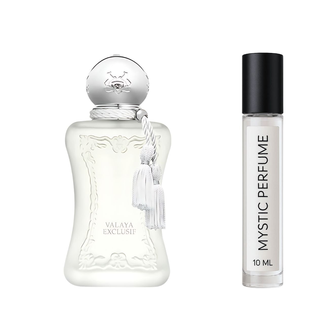 Parfums de Marly Valaya Exclusif Parfum sample vial label detail