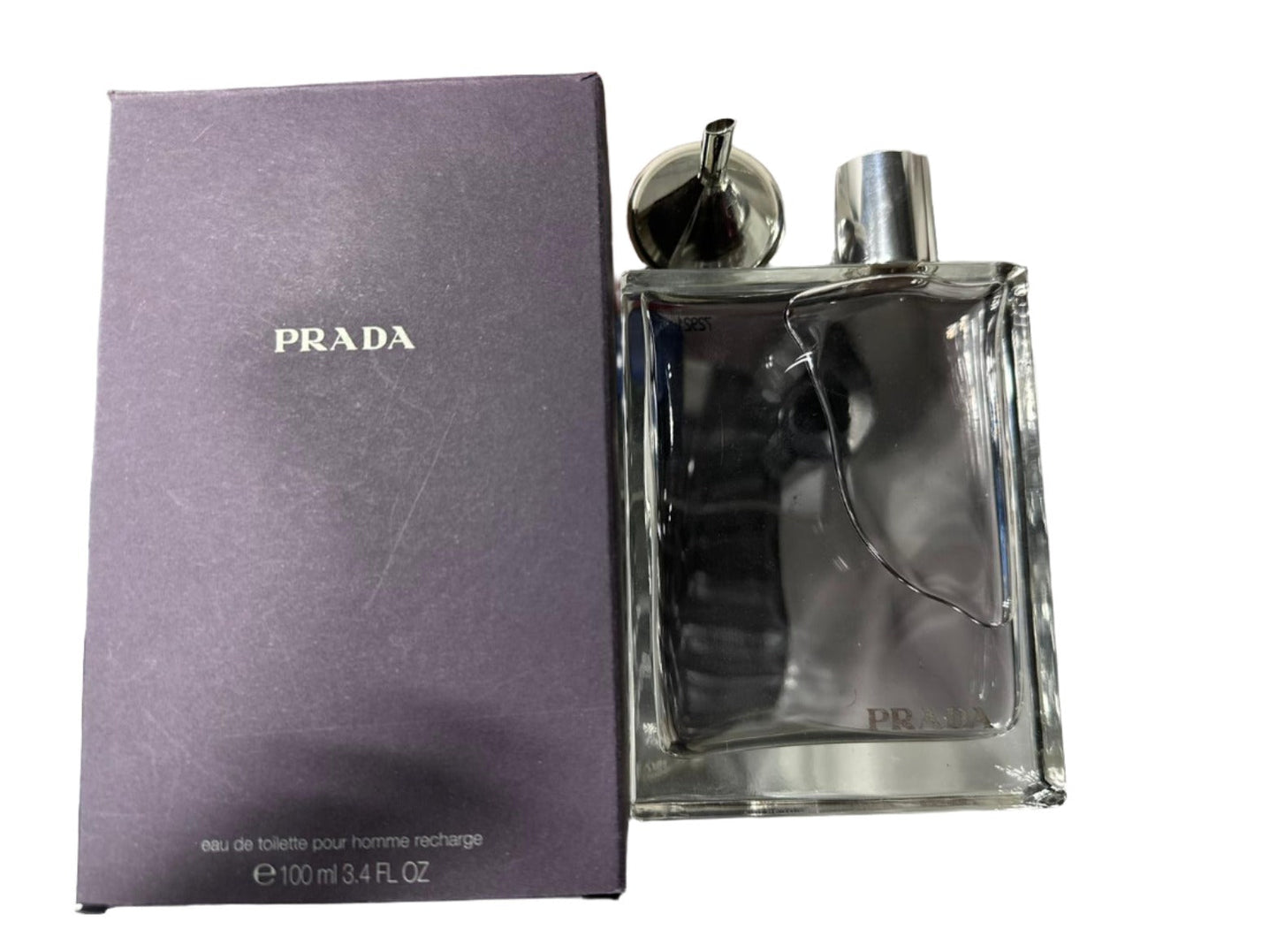 Prada Pour Homme Recharge Eau de Toilette packaging box
