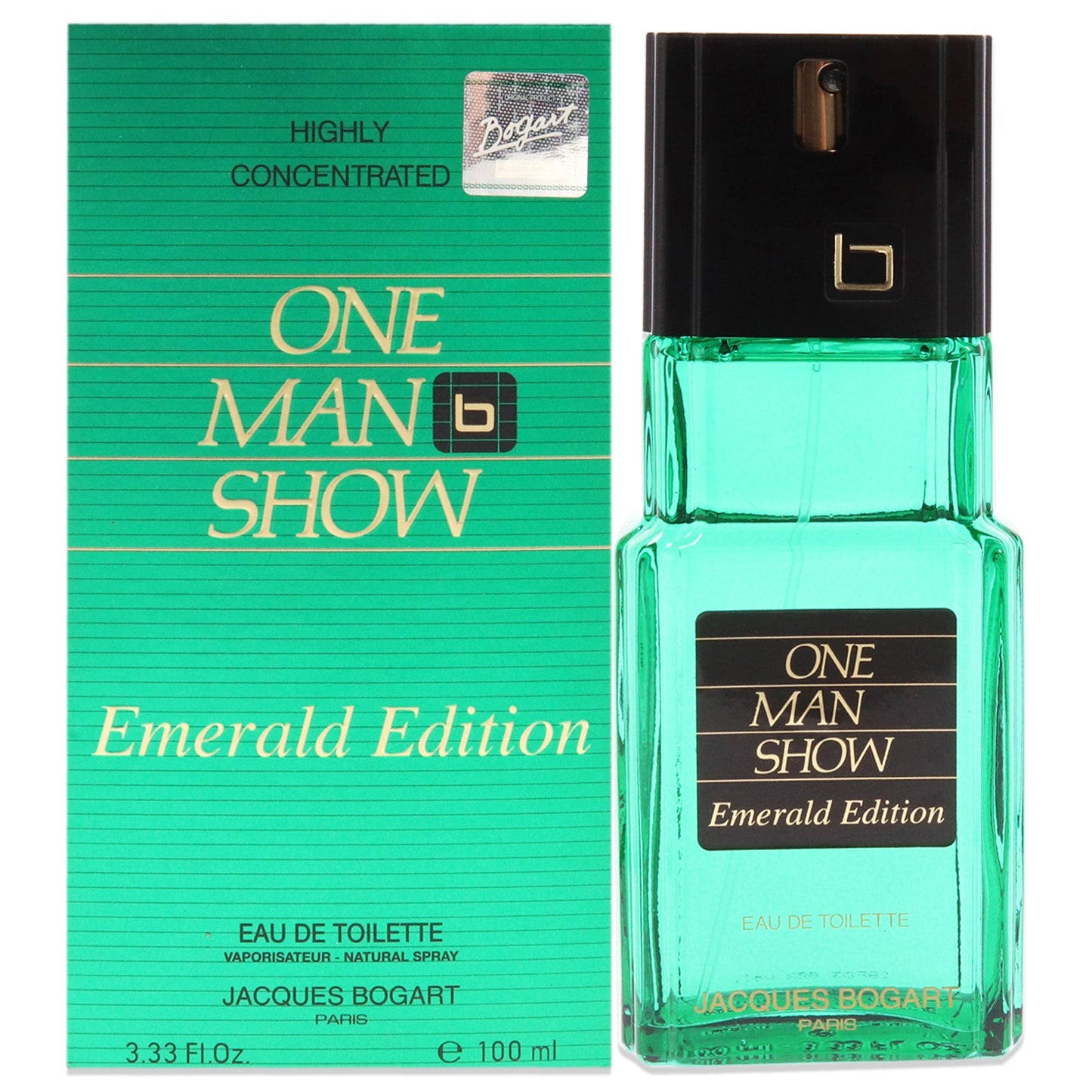 Jacques Bogart One Man Show Emerald Edition Eau de Toilette perfume bottle