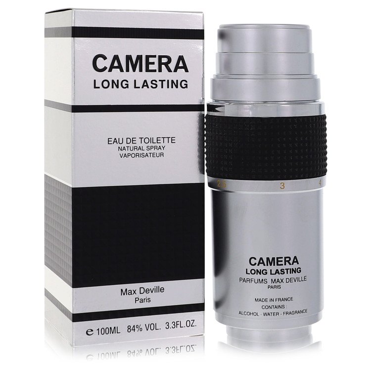 Camera Long Lasting by Max Deville perfume bottle