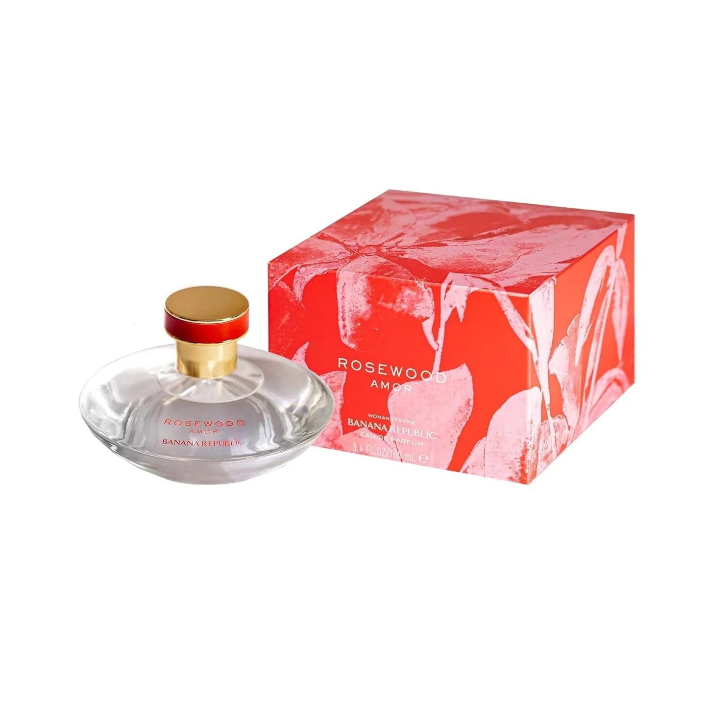 Banana Republic Rosewood Amor Eau de Parfum perfume bottle