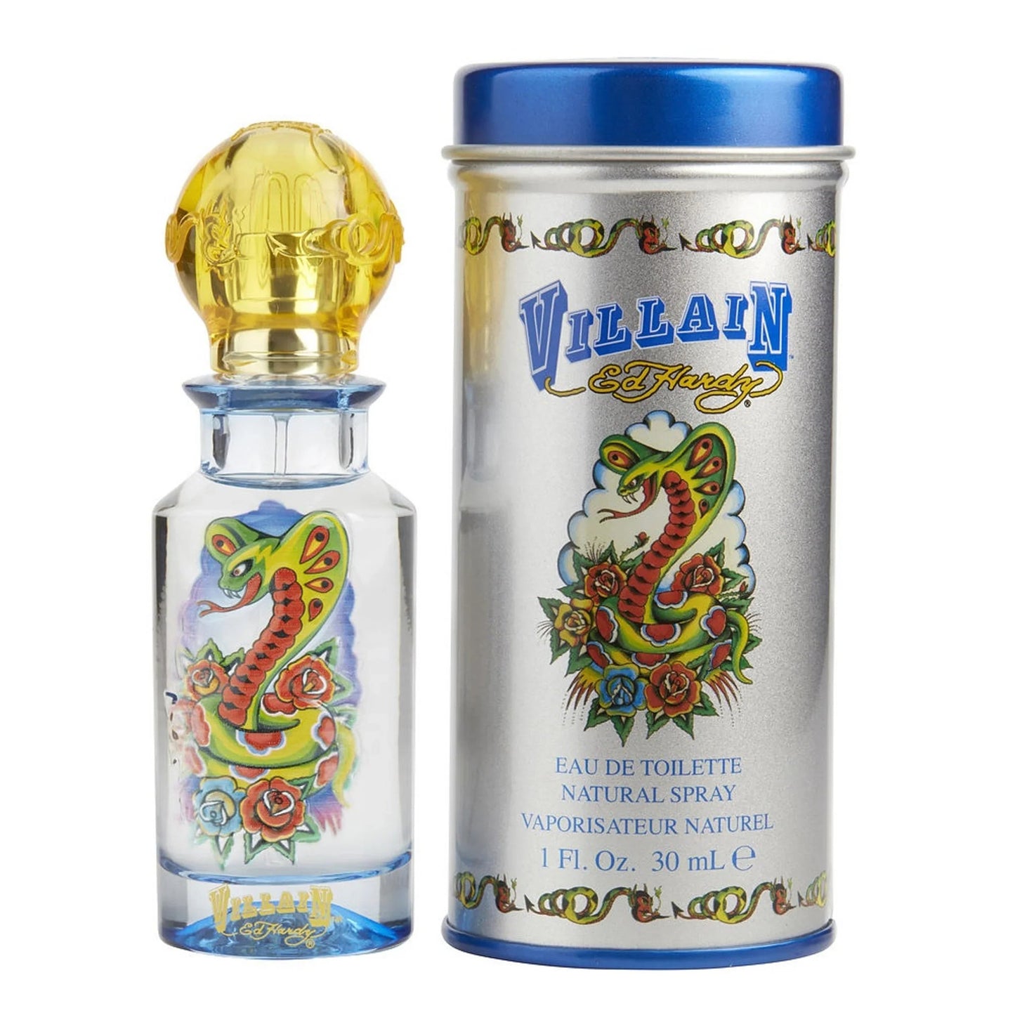 Christian Audigier Ed Hardy Villain Eau de Toilette perfume bottle