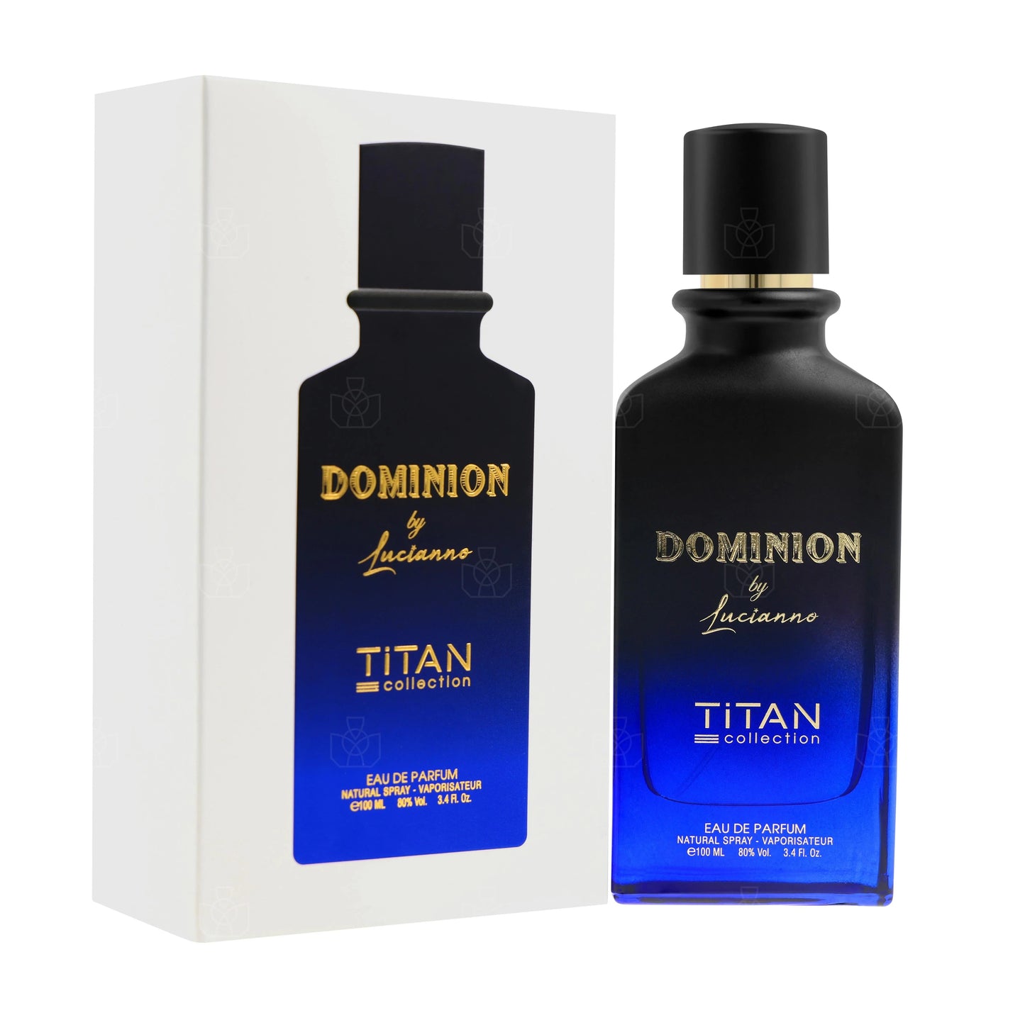 Lucianno Dominion Titan Collection Eau de Parfum perfume bottle