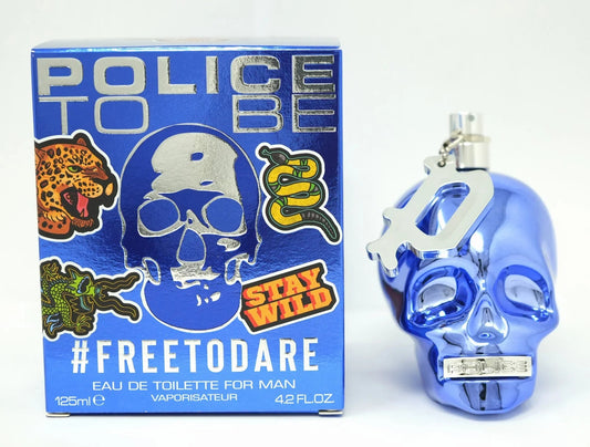 Police To Be #FREETODARE Eau de Toilette perfume bottle