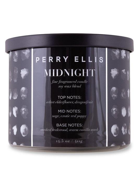 Midnight 3 Wick Candle by Perry Ellis perfume bottle