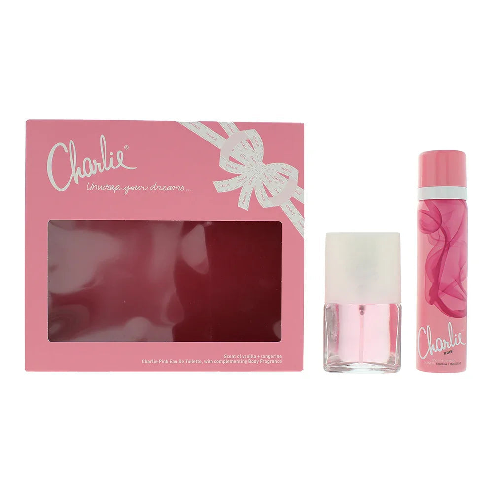 Revlon Charlie Pink Eau de Toilette perfume bottle