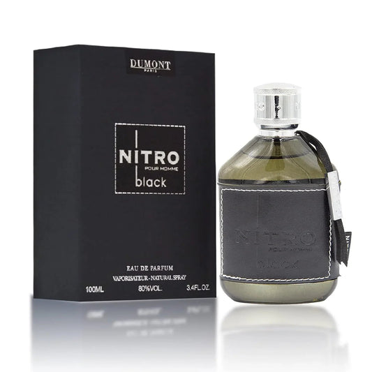 Dumont Nitro Black Eau de Parfum perfume bottle