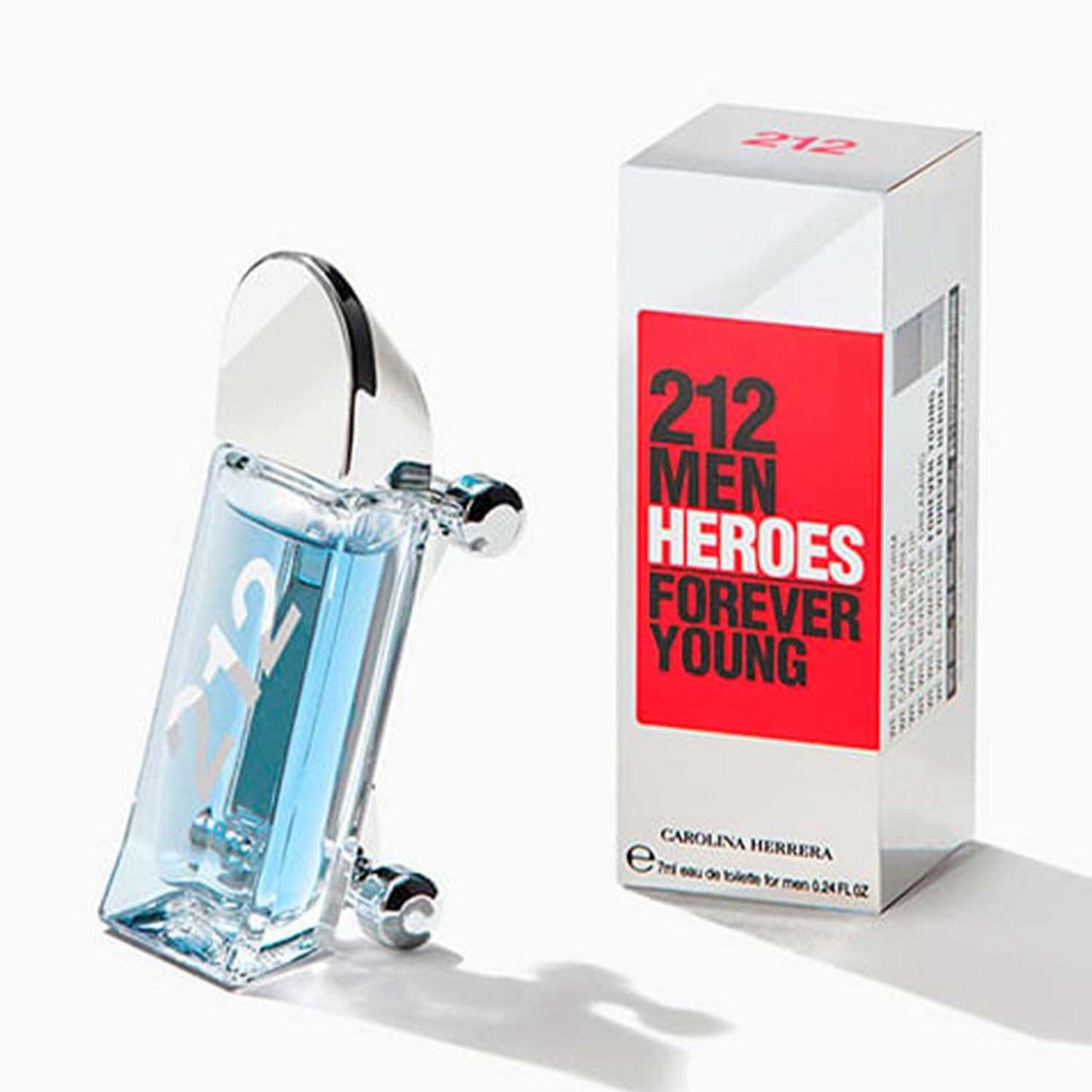 Carolina Herrera 212 Heroes Eau de Toilette bottle close-up detail