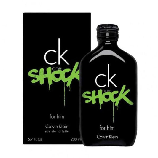 CK One Shock Eau de Toilette perfume bottle