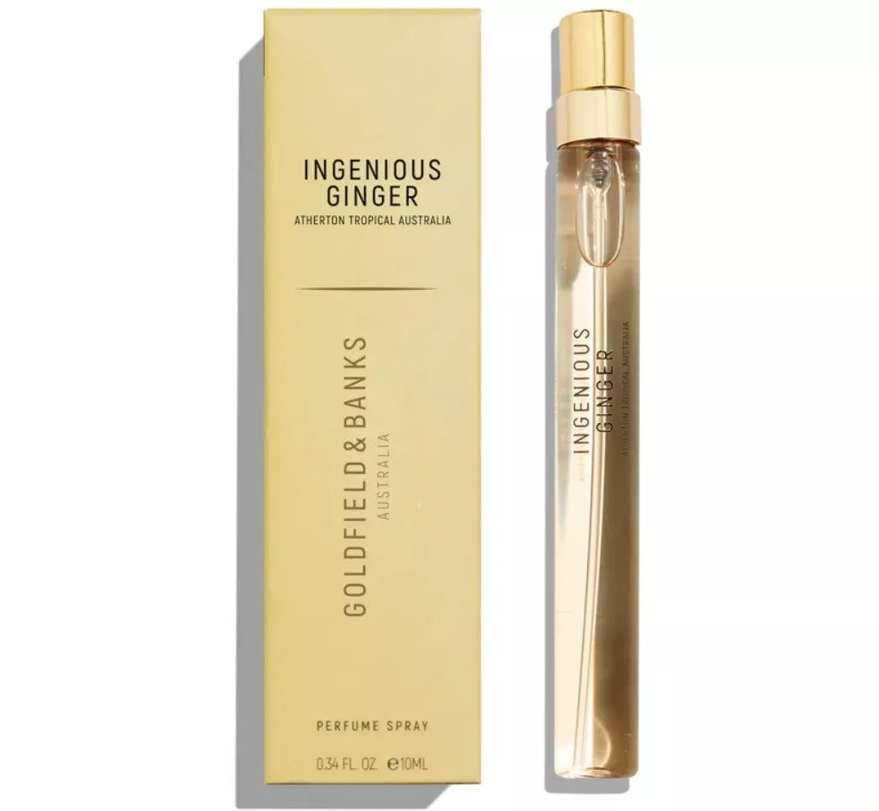 Goldfield & Banks Ingenious Ginger Eau de Parfum carton and packaging