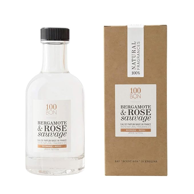 100 Bon Bergamote & Rose Sauvage Eau de Parfum carton and packaging