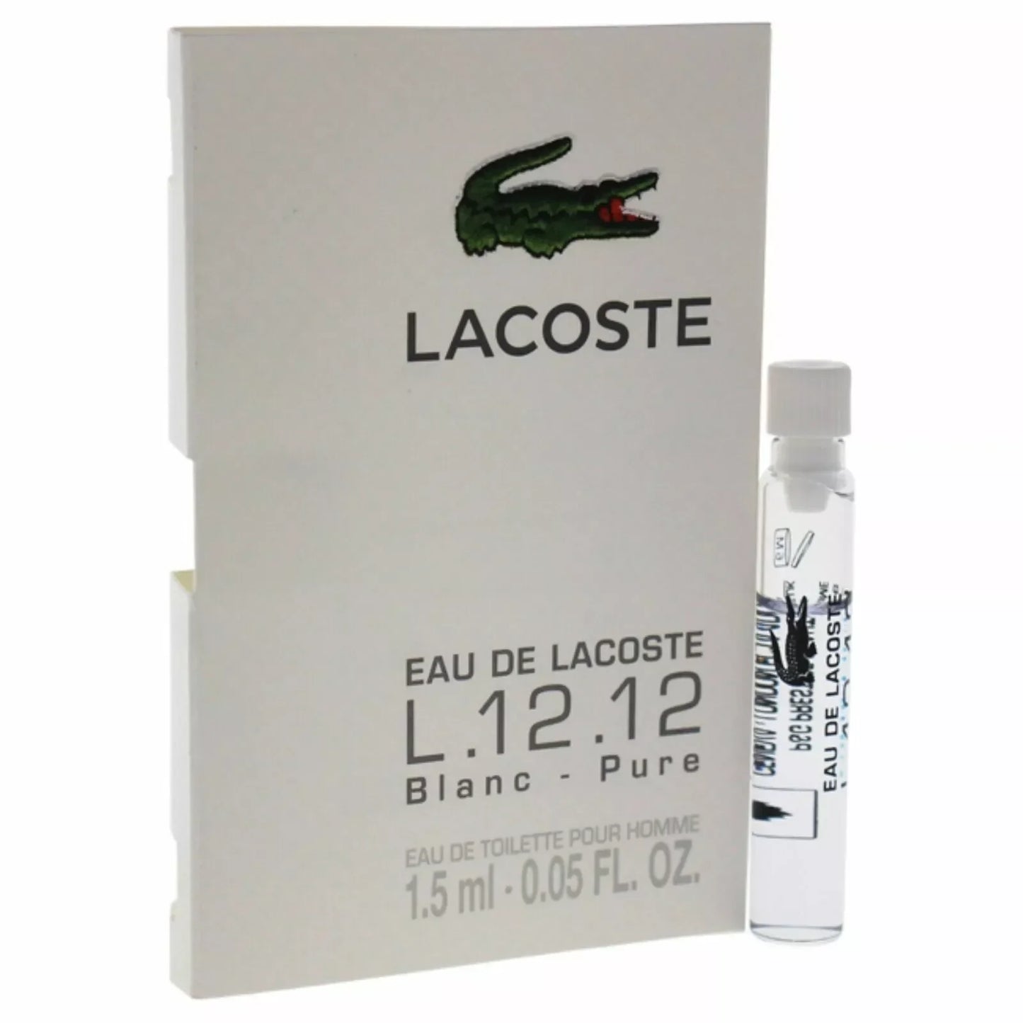 Lacoste Eau De L.12.12 Blanc Eau de Toilette perfume bottle
