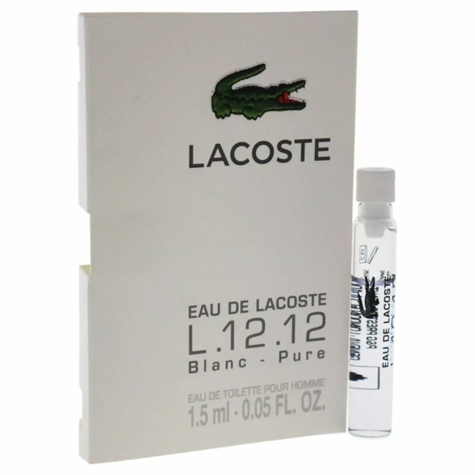 Lacoste Eau De L.12.12 Blanc Eau de Toilette perfume bottle