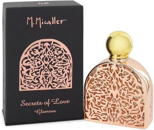 M. Micallef Secret of Love Glamour Eau de Parfum perfume bottle