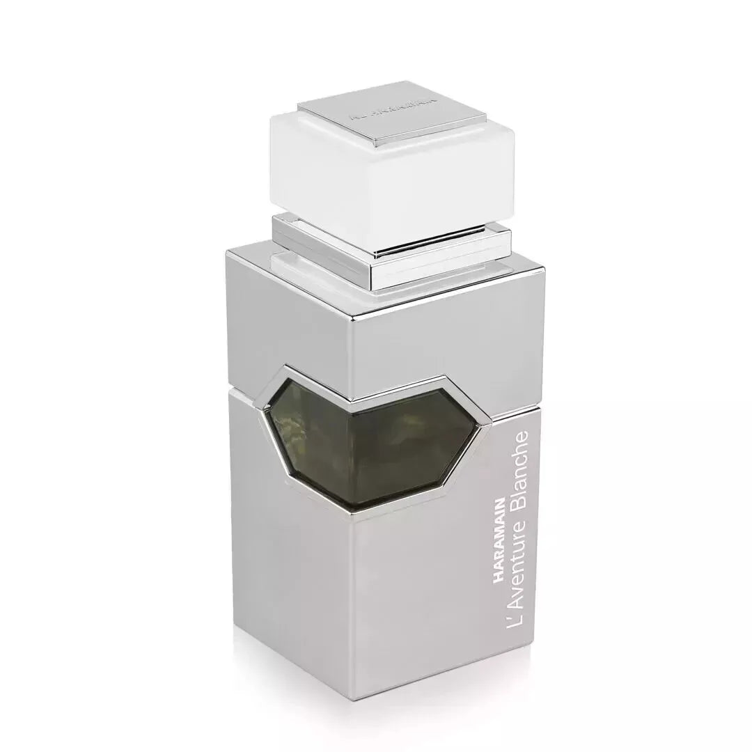 Al Haramain L'aventure Blanche Eau de Parfum bottle and box