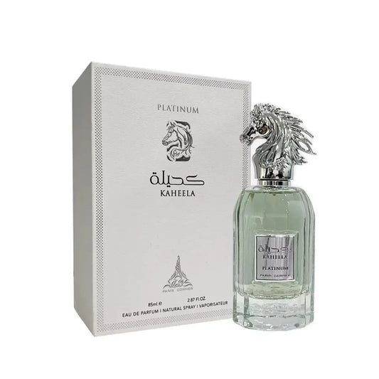 Paris Corner Kaheela Platinum Eau de Parfum perfume bottle