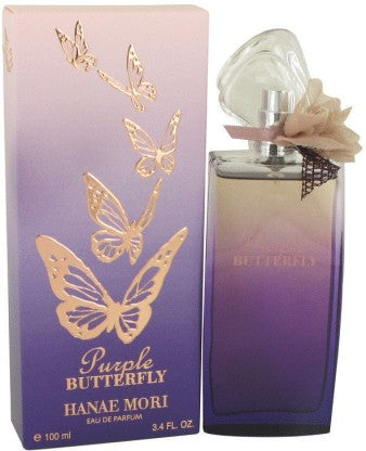 Hanae Mori Purple Butterfly Eau de Parfum perfume bottle
