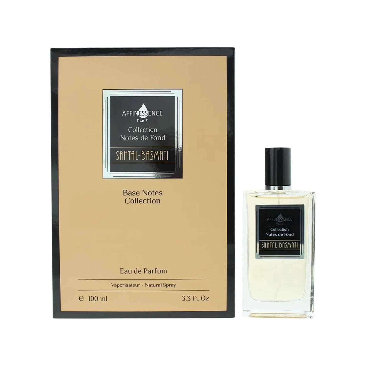 Affinessence Santal Basmati Base Notes Collection Eau de Parfum perfume bottle
