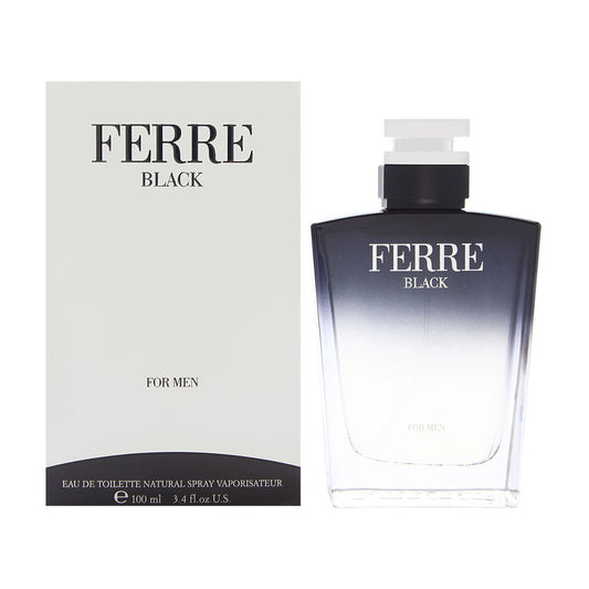 Ferre Black Eau de Toilette perfume bottle