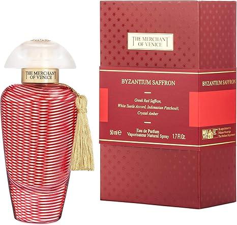 The Merchant of Venice Byzantium Saffron Eau de Parfum bottle and box