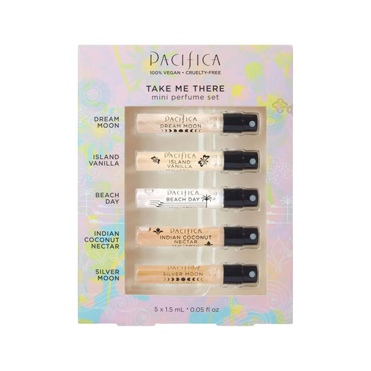 Pacifica Take Me There Mini Perfume Set Parfum perfume bottle