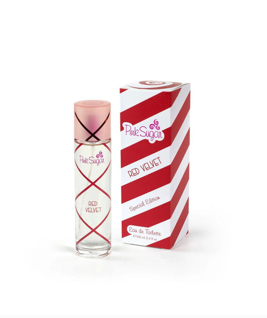 Pink Sugar Red Velvet Special Edition Eau de Toilette perfume bottle