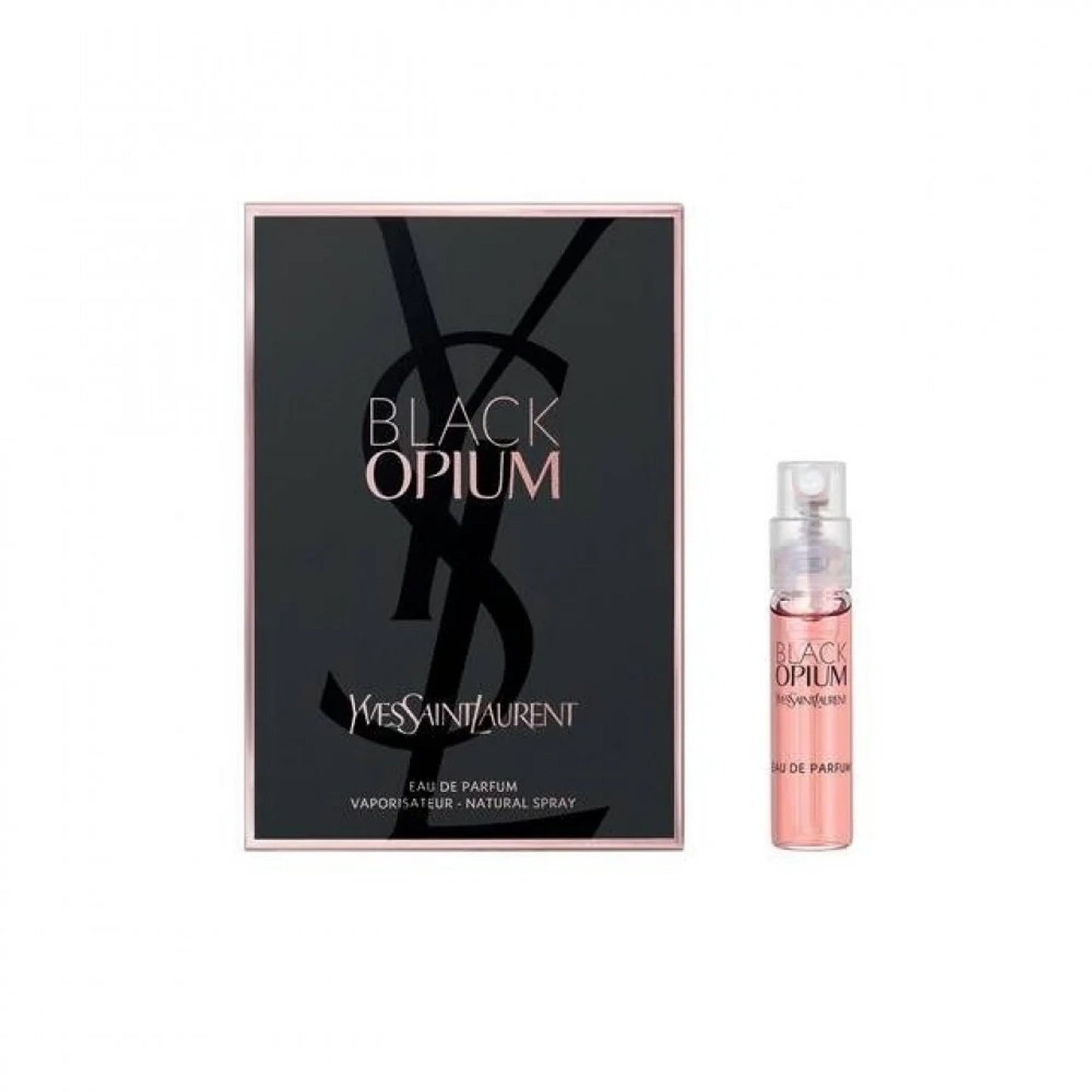 Yves Saint Laurent Black Opium Eau de Parfum carton and packaging